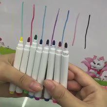 Magnetické fixy na tabuli pro děti – sada 8 barev